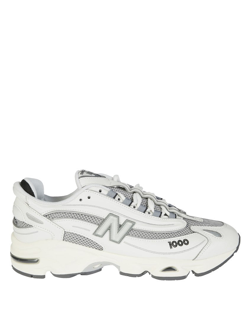 New Balance White Mesh And Synthetic Material Sneakers