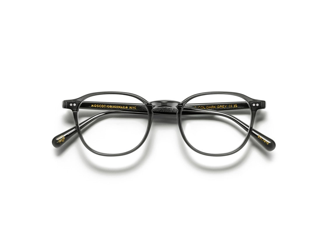 Moscot Grey Or-Art-O Glossy Round Eyeglasses