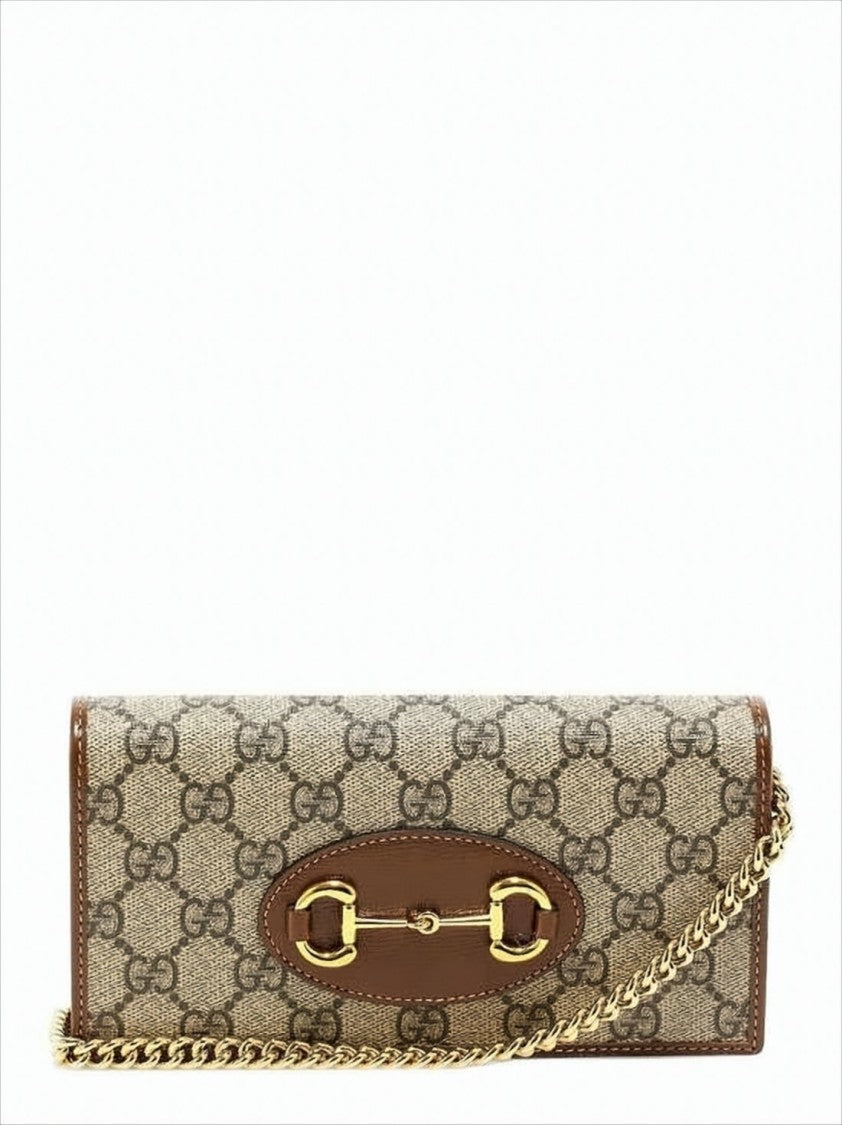Gucci Beige Monogram Long Wallet