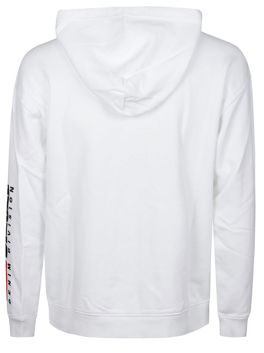 Diesel White S-Boxt Full Zip Div Hoodie