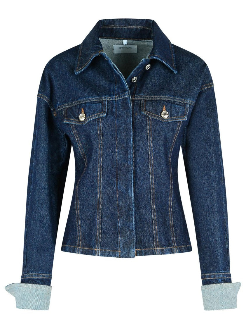 Sportmax Gange' Blue Denim Jacket