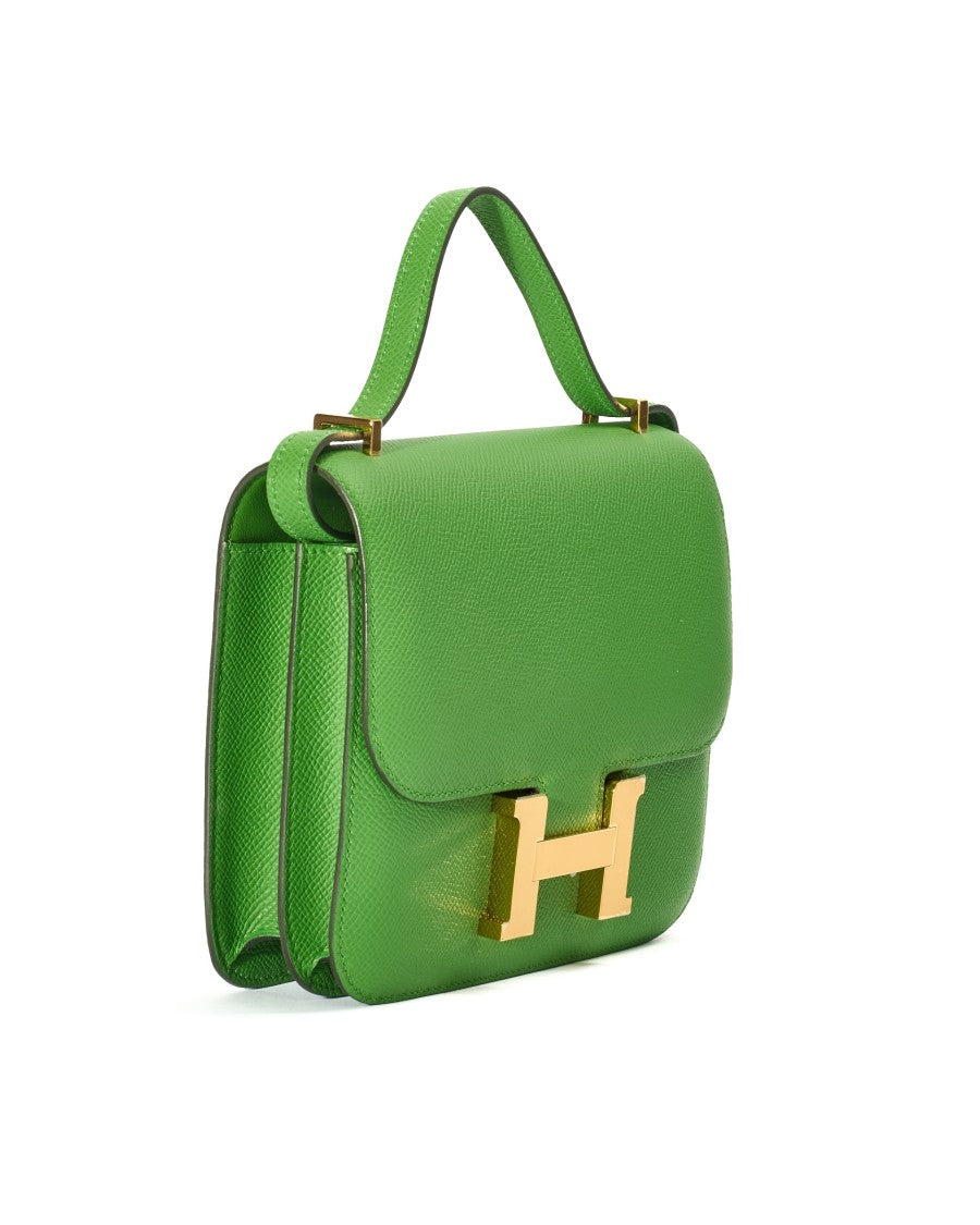 Hermès Constance 18 Mini Mirror Epsom Vert Yucca