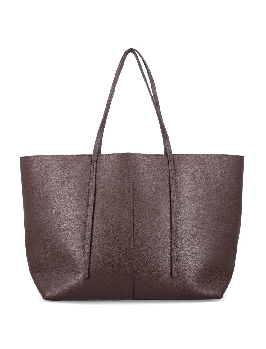 By Malene Birger Abilla Oversized Textured Leather Tote Bag