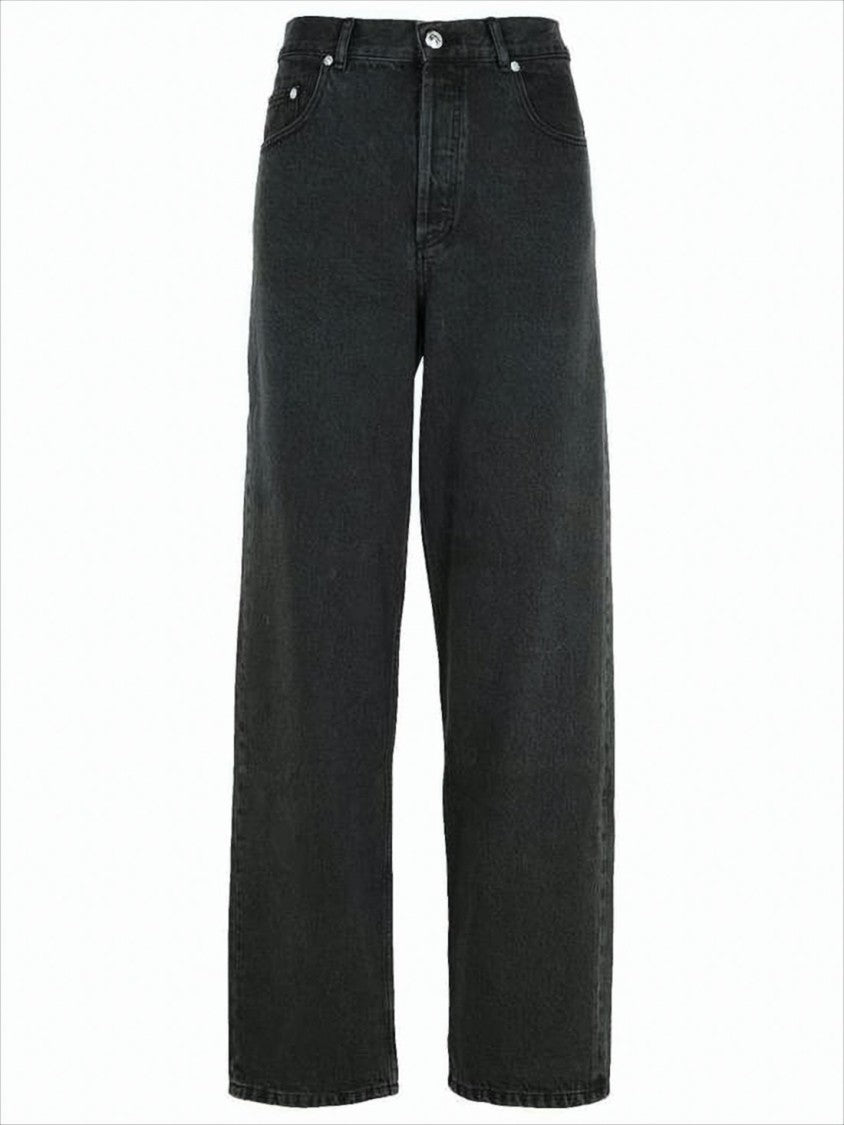A.P.C. Straight-Leg Black Denim Pants With Timeless Appeal