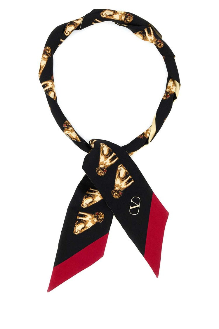 Valentino Garavani Printed Silk Petit Charles Foulard