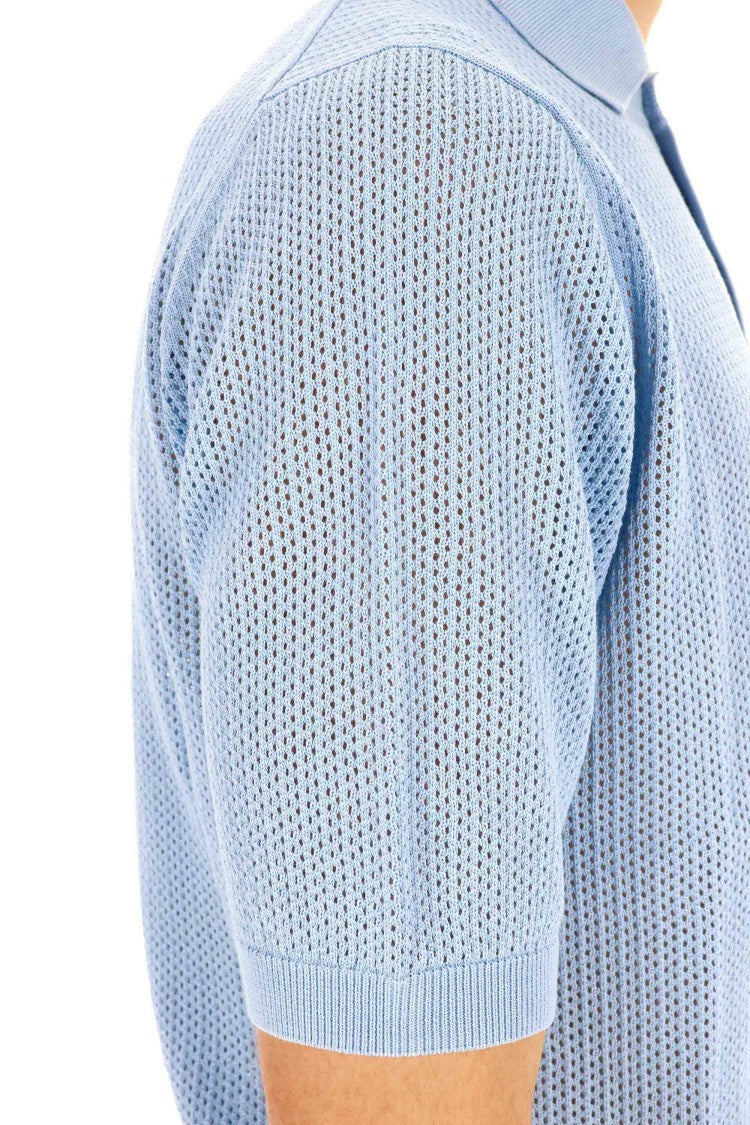 Ballantyne Perforated Cotton Polo