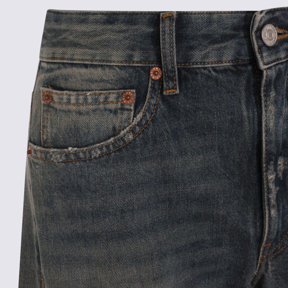 Mm6 By Maison Margiela High-Waisted Wide-Leg Jeans