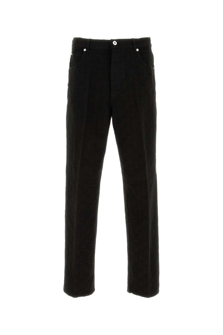 Salvatore Ferragamo Black Cotton Pant