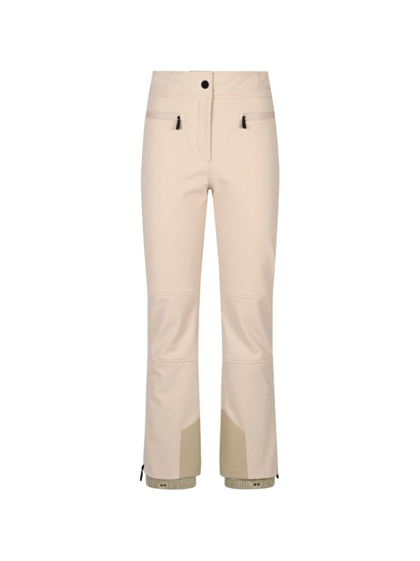 Moncler Grenoble Tailored Trousers With Zippered Pockets And Flared Leg
