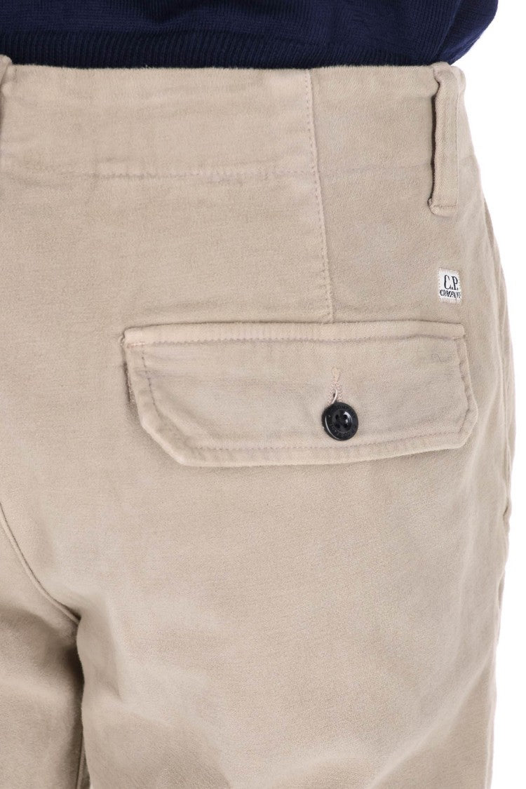 C.P. Company Stretch Moleskine Cotton Trousers