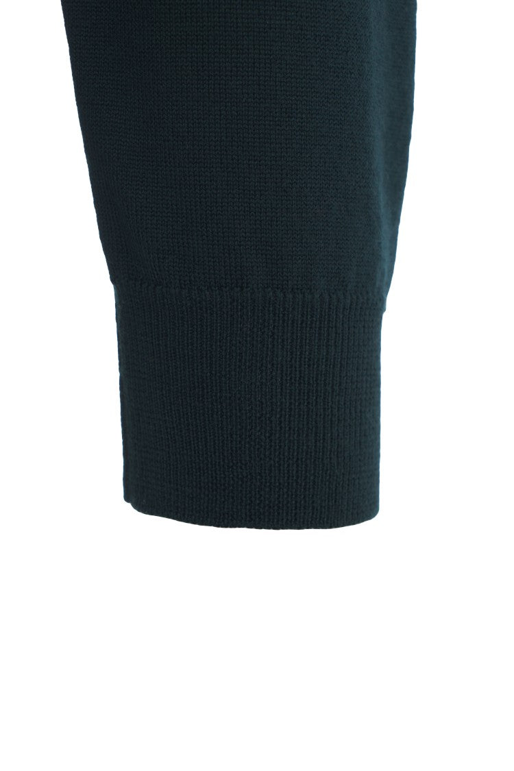 Kangra Long-Sleeve Knit Polo Shirt With Classic Collar