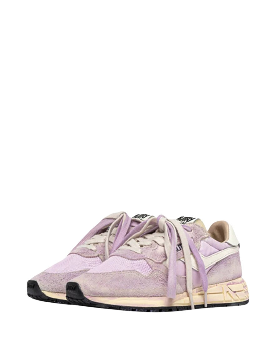 Autry Reelwind Super Vintage Low Women’S White/Lilac Sneakers