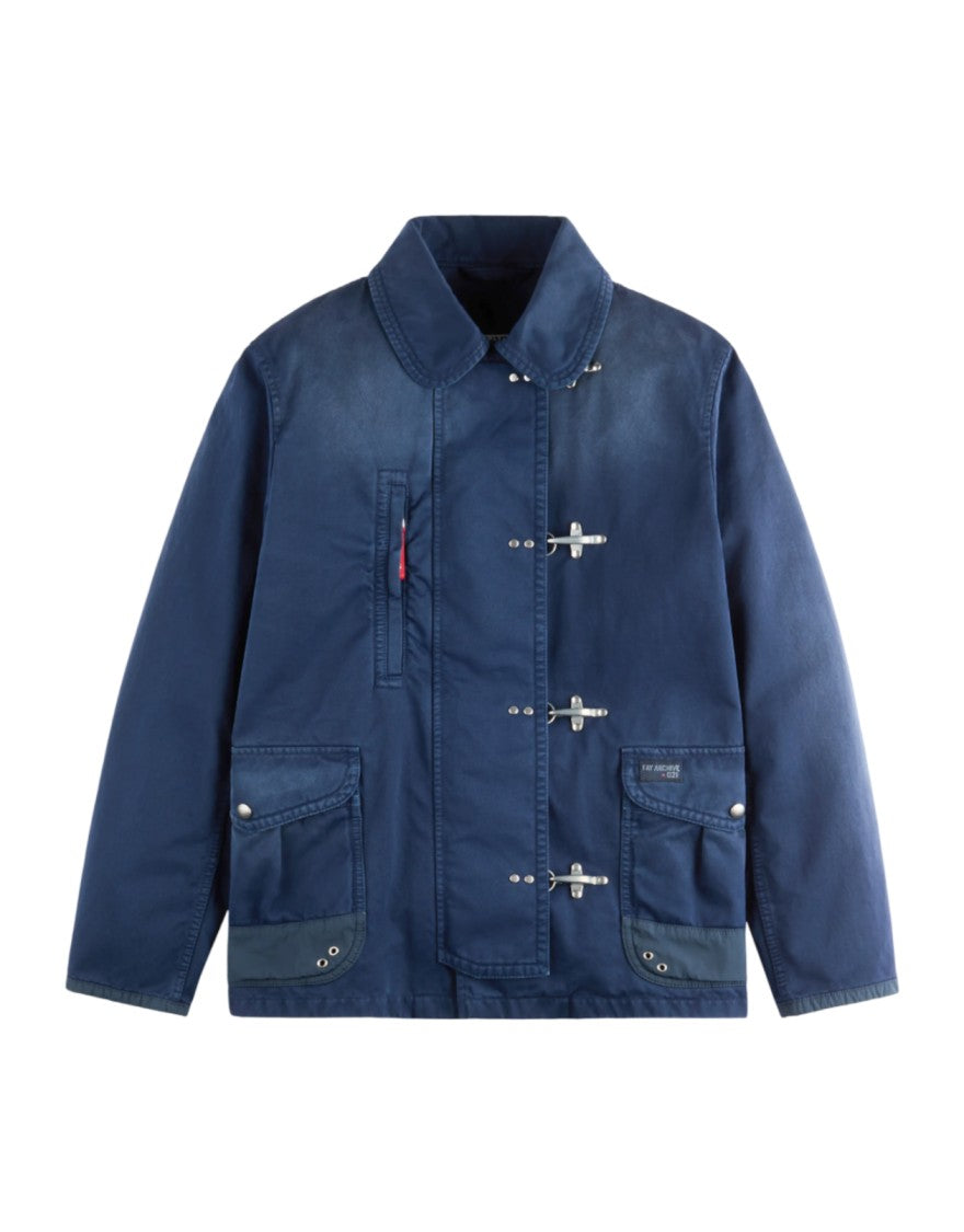 Fay Deep Navy Blue Casual Jacket
