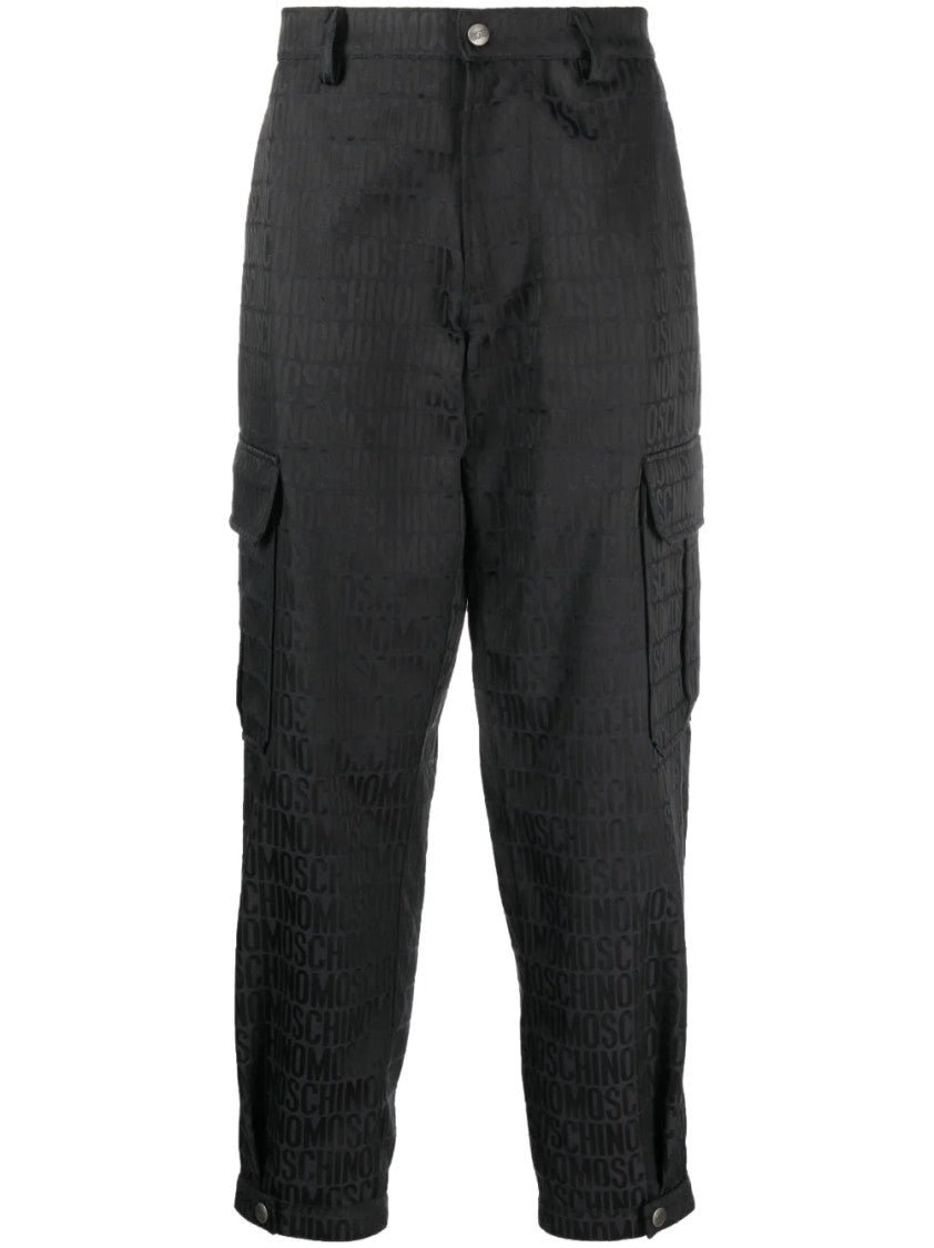 Moschino Straight Leg Tailored Trousers With Classic Fit