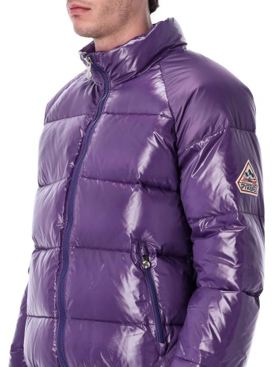 Pyrenex High-Collar Quilted Down Jacket With Zippered Pockets