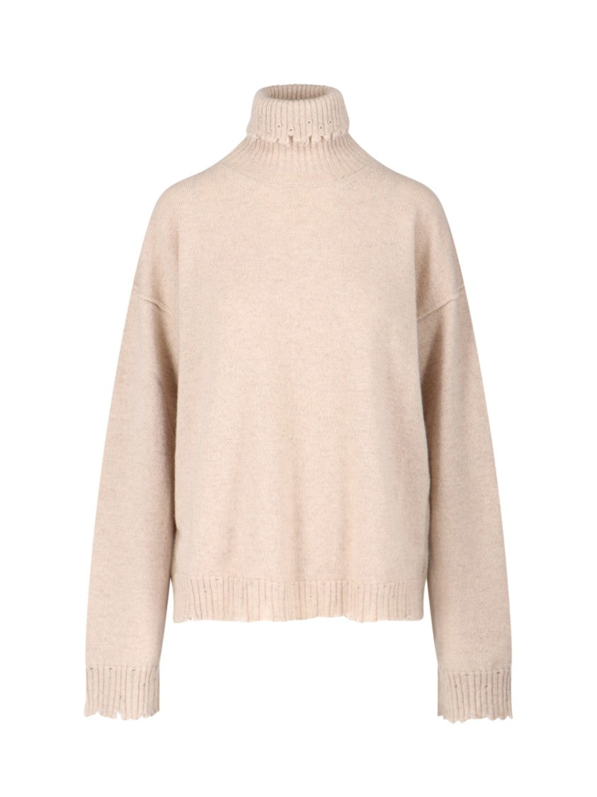 Uma Wang Turtleneck Sweater – Beige