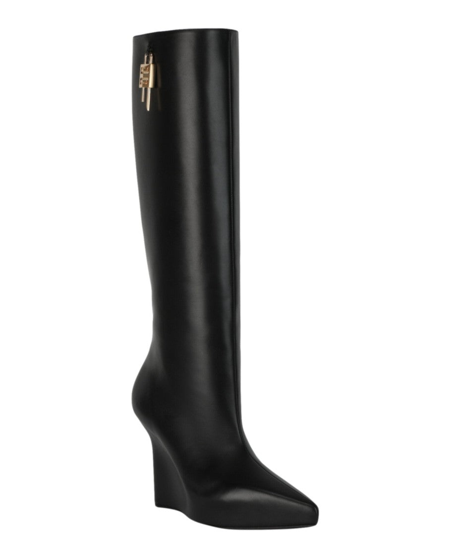 Givenchy G-Lock Knee-High Wedge Boots