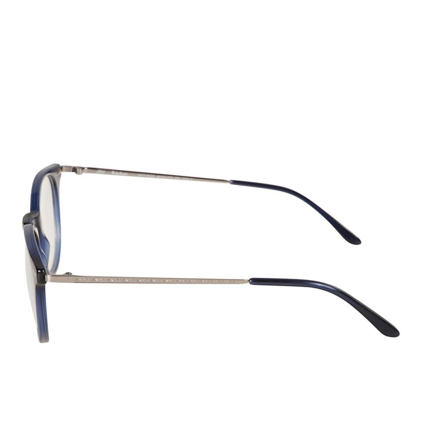 Kador Harry Rounded Frame Eyeglasses With Translucent Deep Blue Front