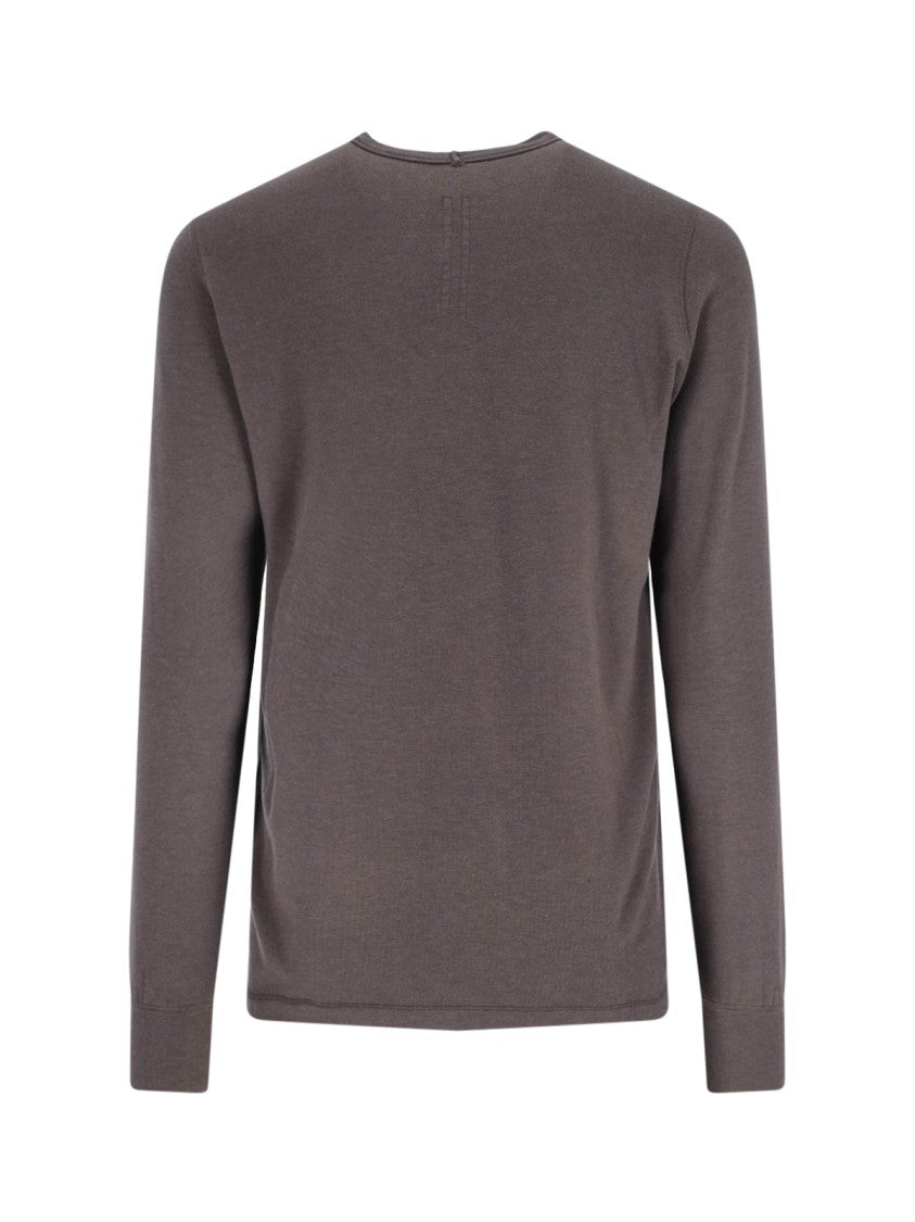 Rick Owens Thermal T-Shirt – Brown
