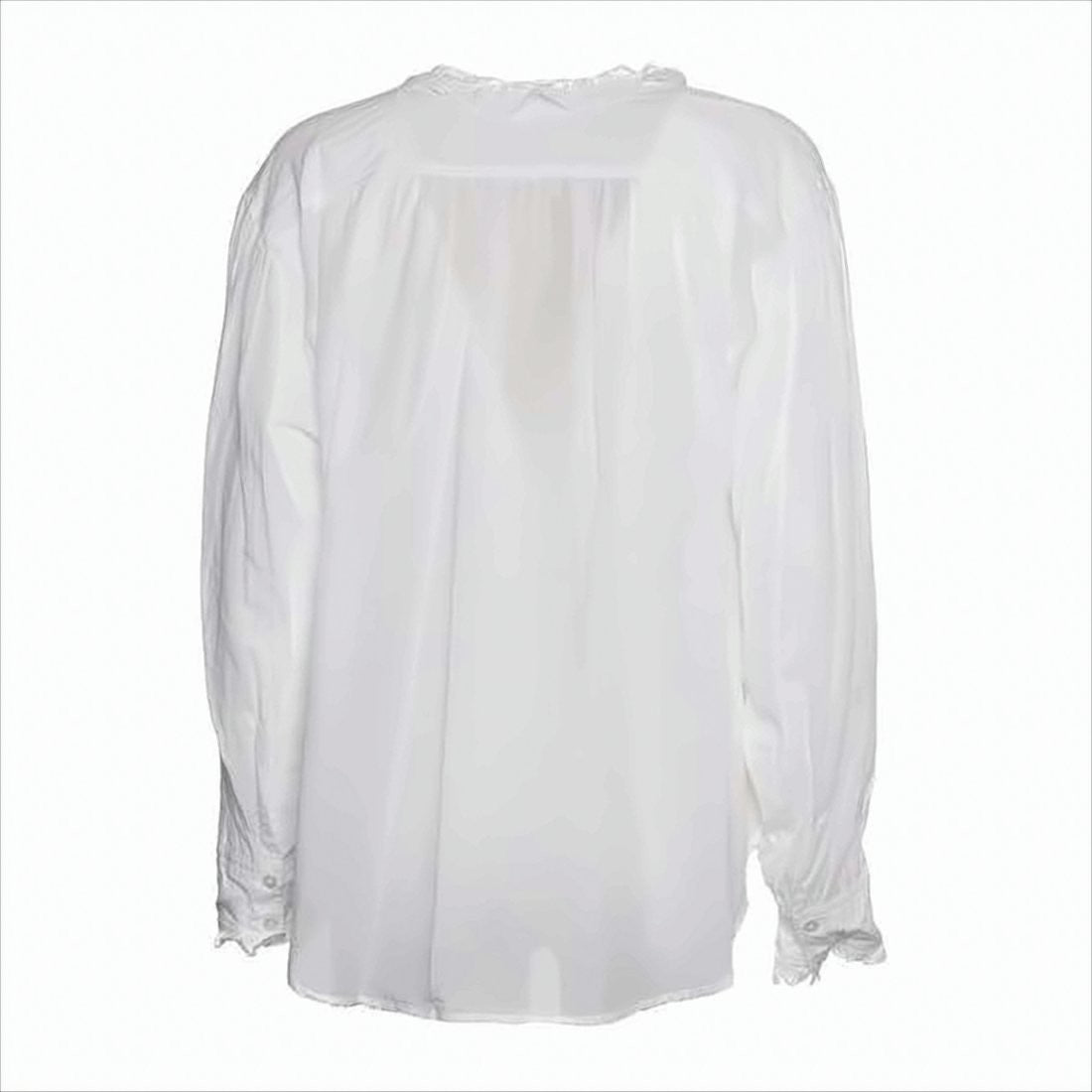 Isabel Marant Lightweight Blouse With Delicate Ruffled Trim