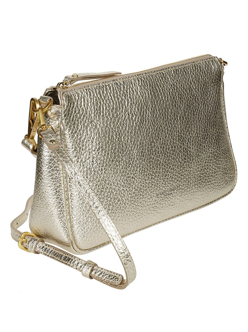 Gianni Chiarini Textured Calf Leather Shoulder Bag