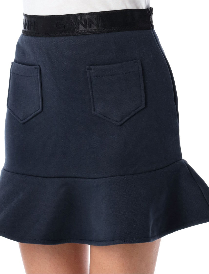 Ganni Fitted Mini Skirt