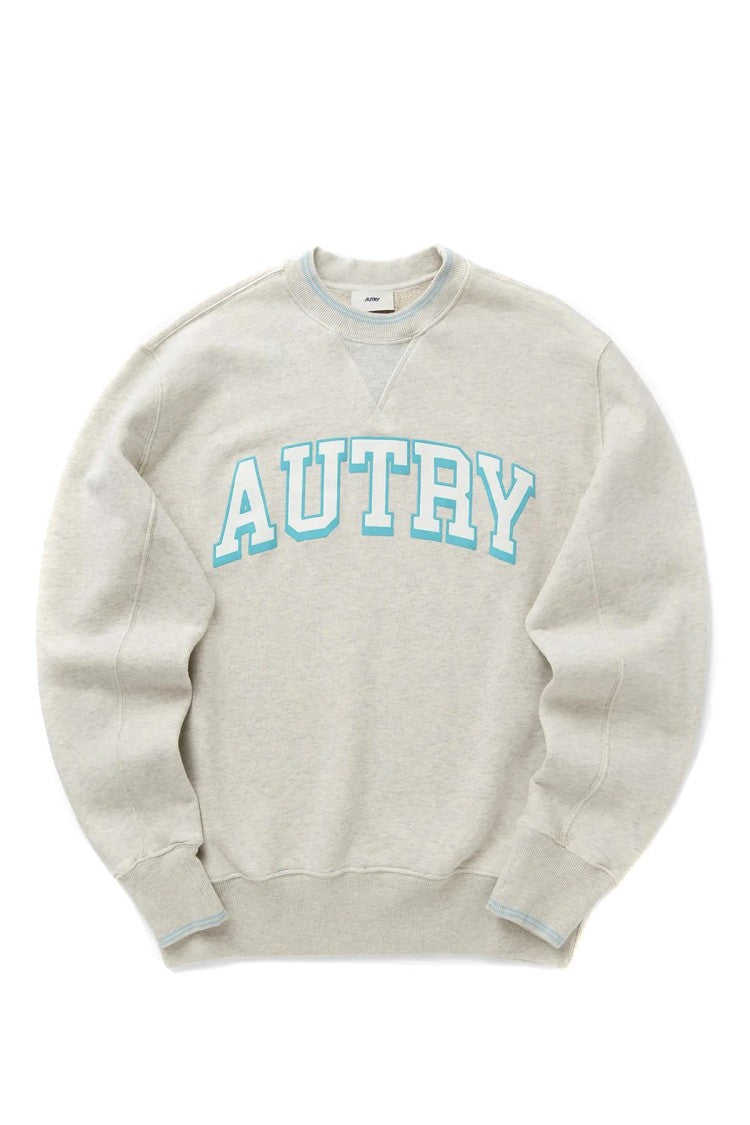 Autry Gray Cotton Sweatshirt