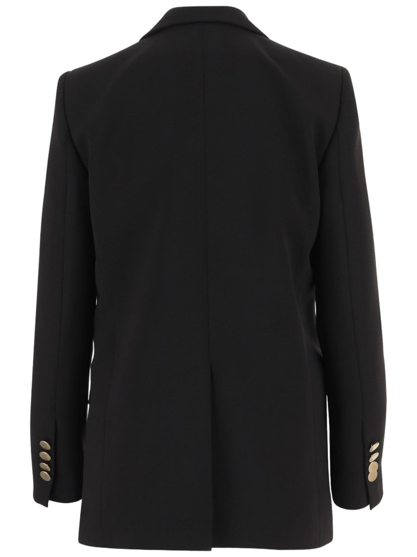 F.It Double-Breasted Stretch Nylon Jacket