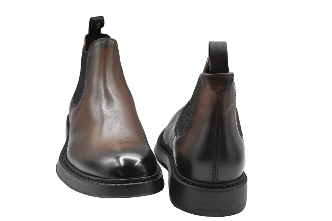 Doucal's Brown Leather Ankle Boots