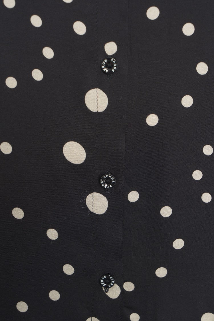 5 Progress Animal Print Blouse With Bow Tie Collar