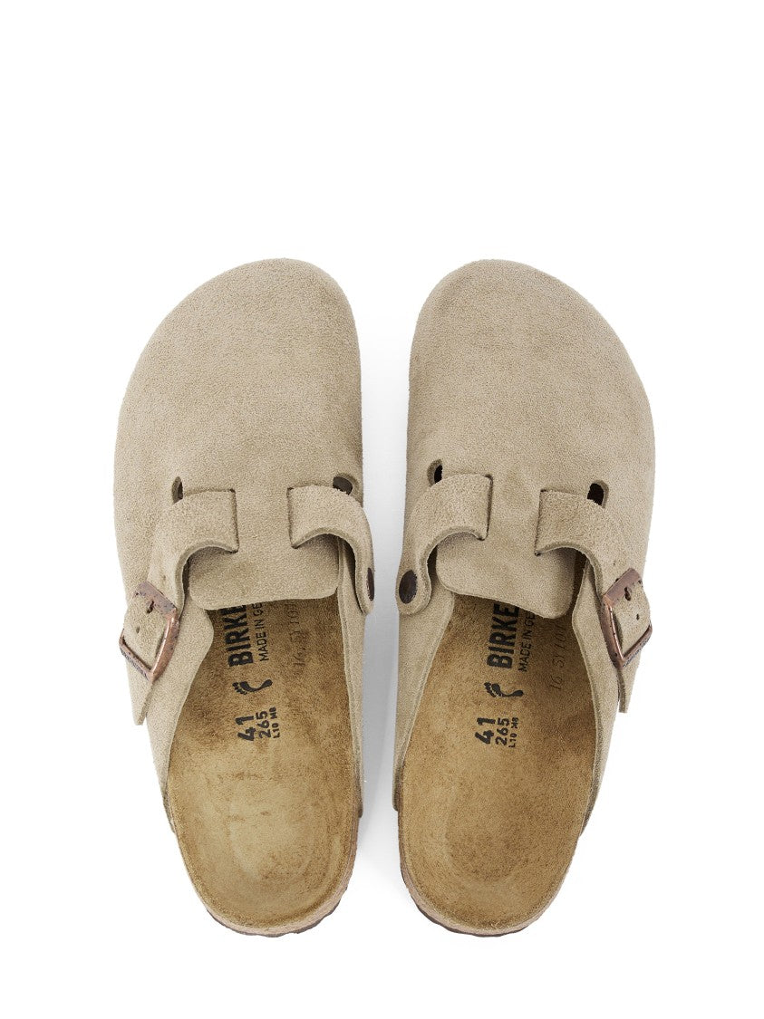 Birkenstock Closed-Toe Slip-On Sandals With Adjustable Buckle