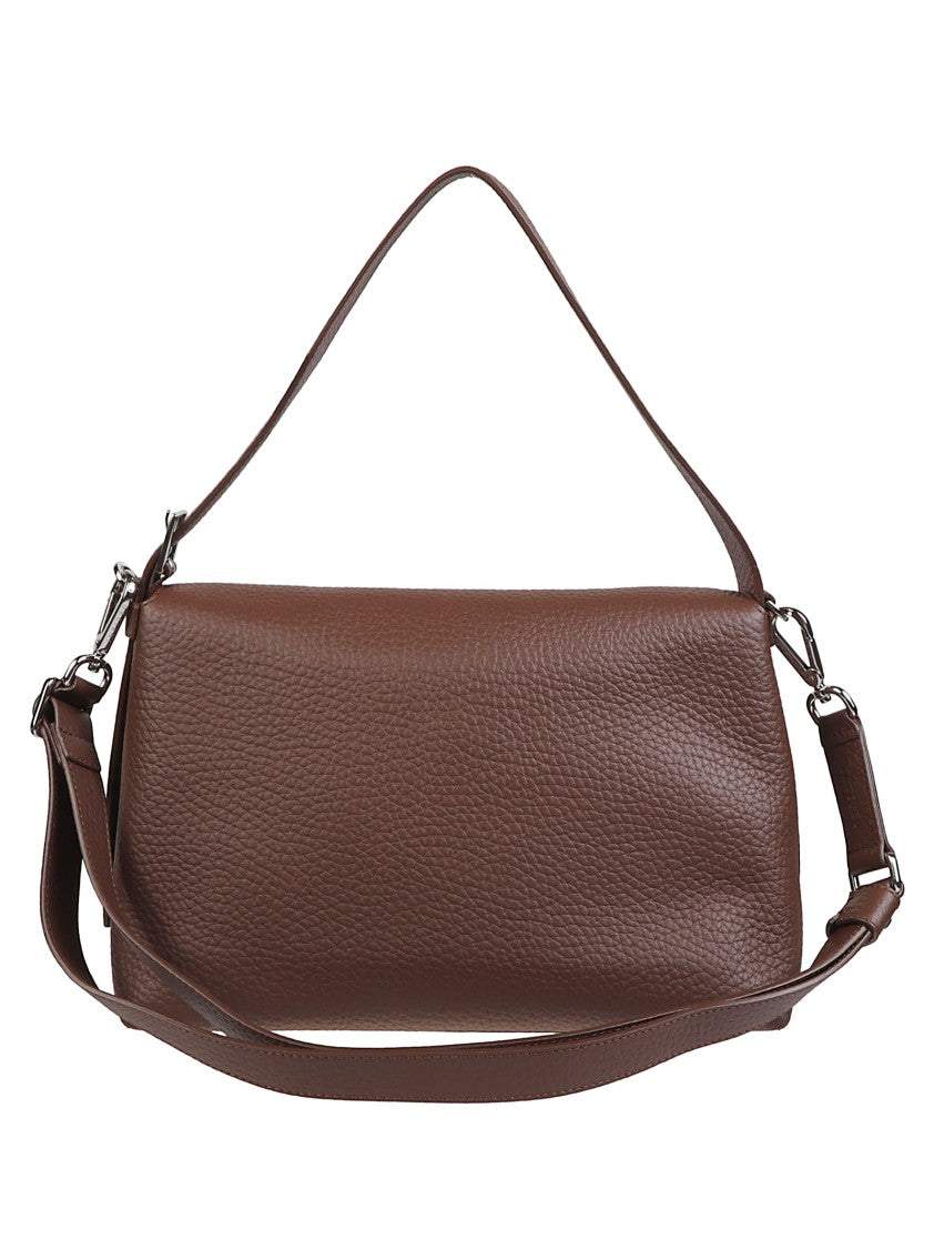 Orciani Nana Soft Pebbled Cow Leather Shoulder Bag
