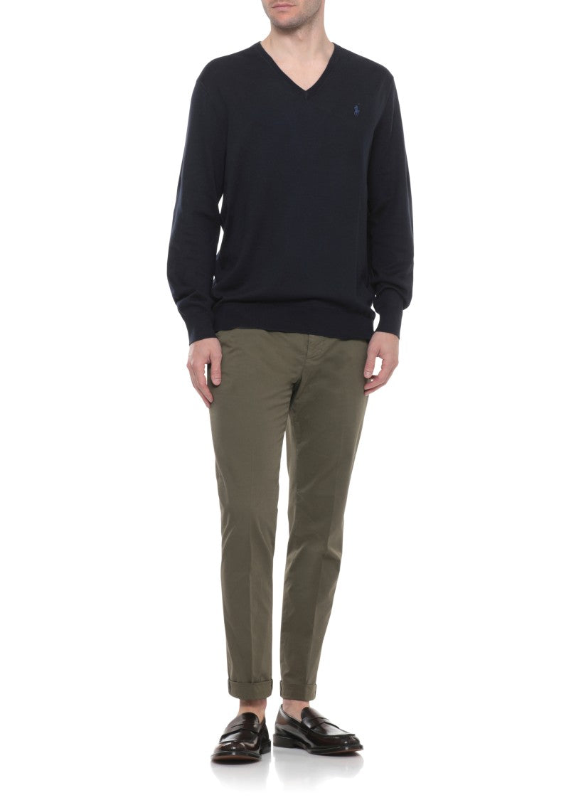 Polo Ralph Lauren Blue Pony Cotton Sweater