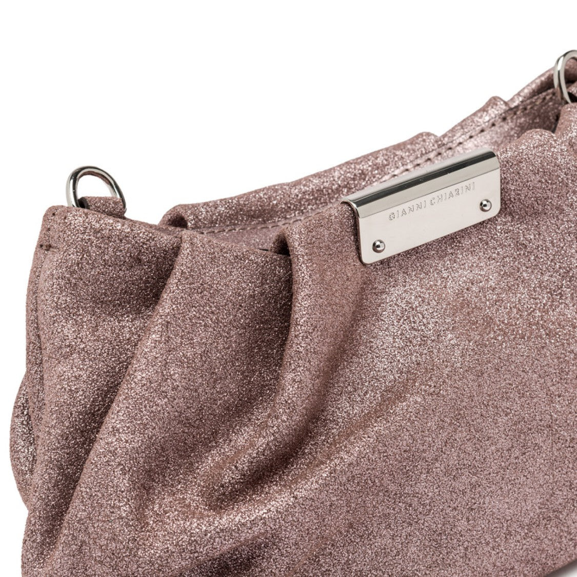 Gianni Chiarini Pearl Bronze Suede Bag