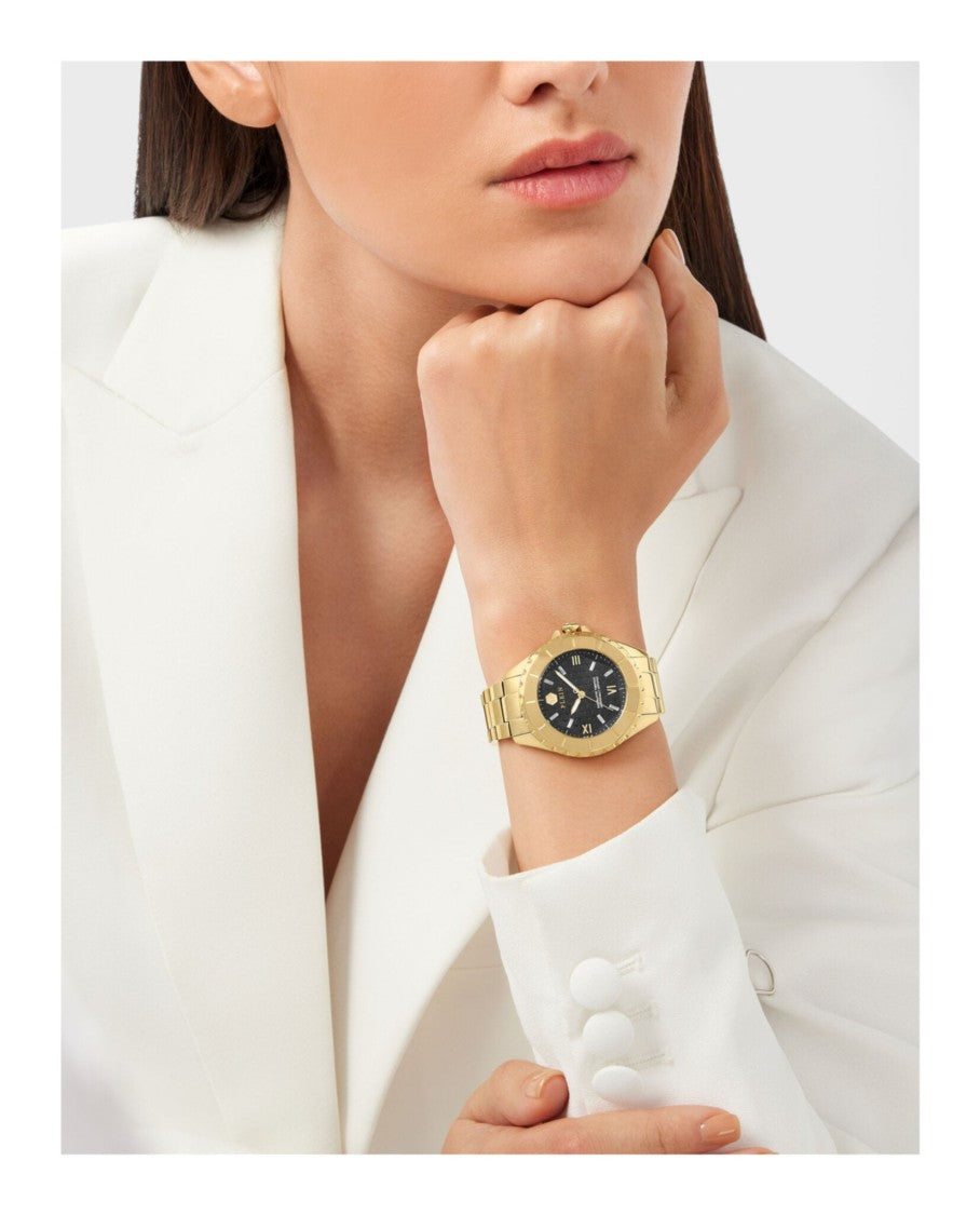 Philipp Plein Plein Heaven Bracelet Watch With Black Guilloche Dial