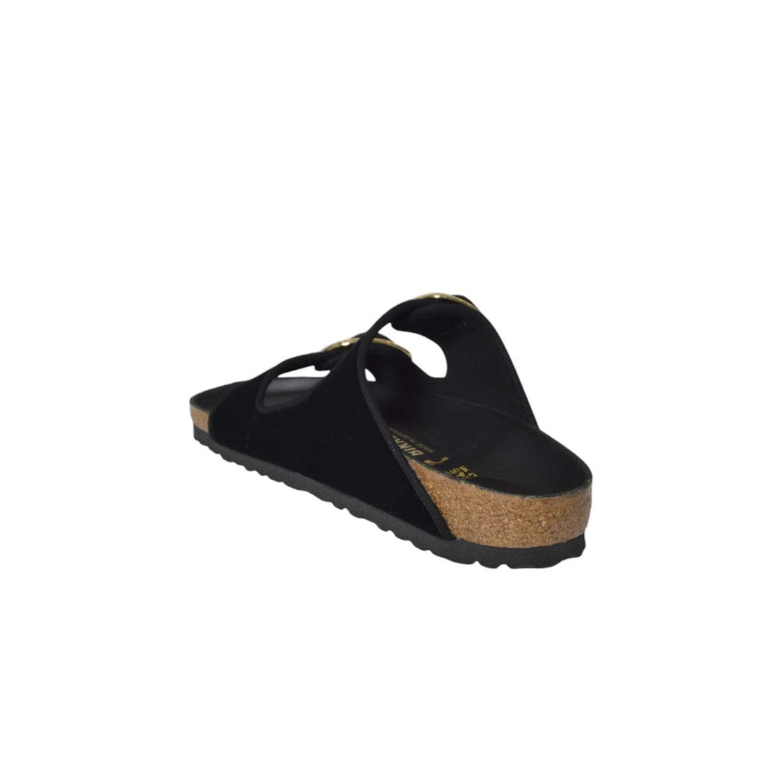 Birkenstock Open-Toe Sandals With Gold Buckle Accents