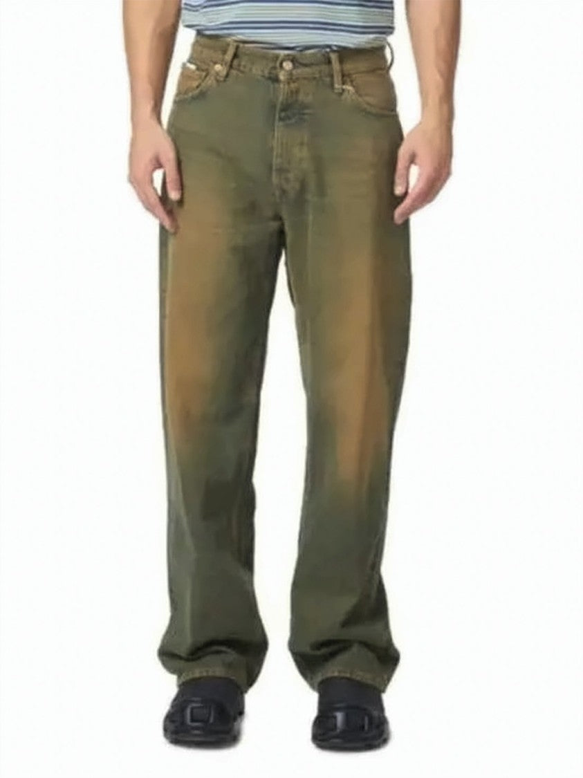 Eytys Relaxed Straight-Leg Denim Pants With Vintage Finish