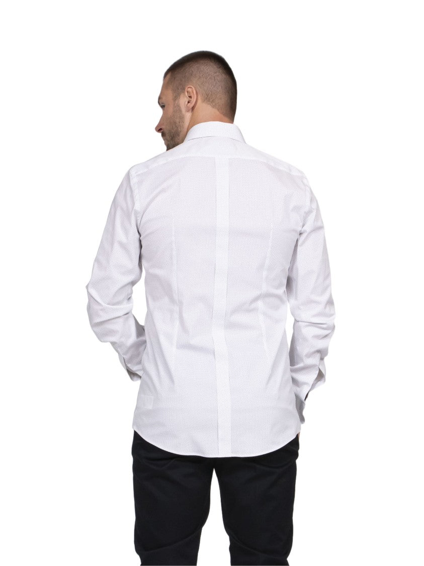 Dolce & Gabbana White Structured Tailored Shirt
