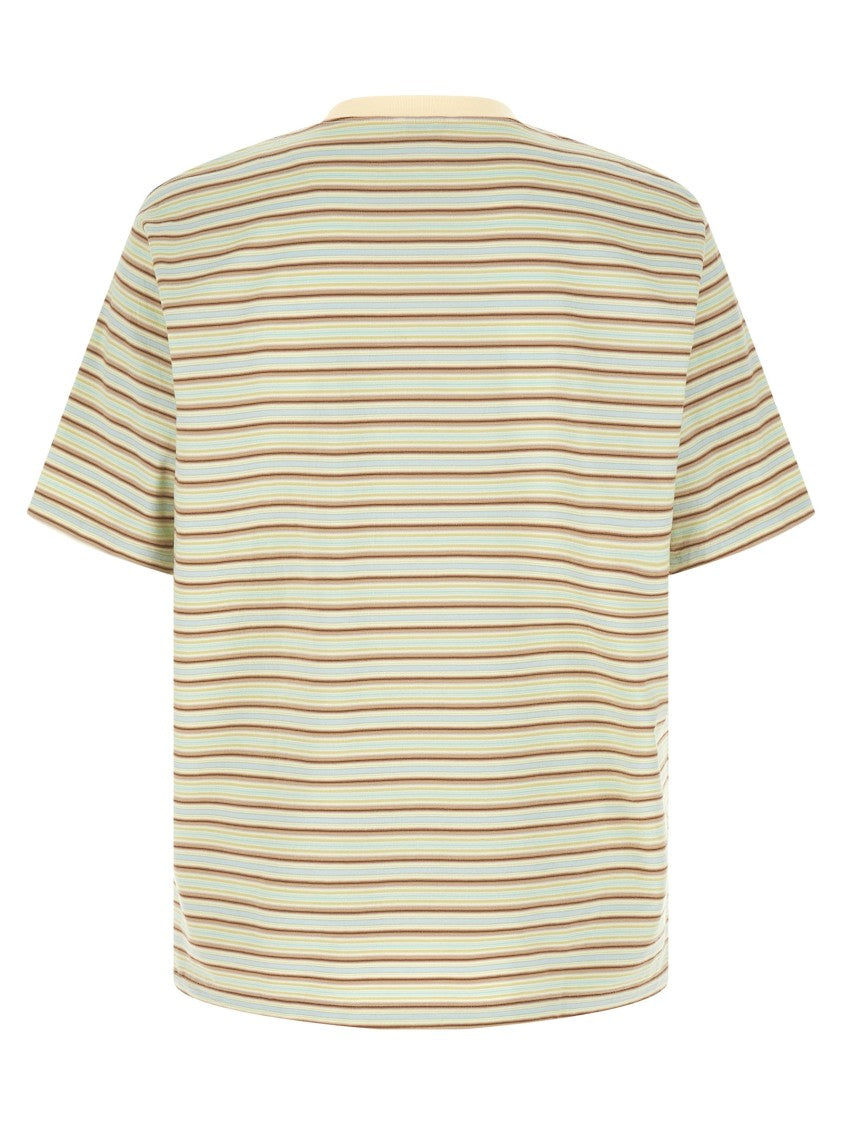 Auralee Gradient Stripes T-Shirt