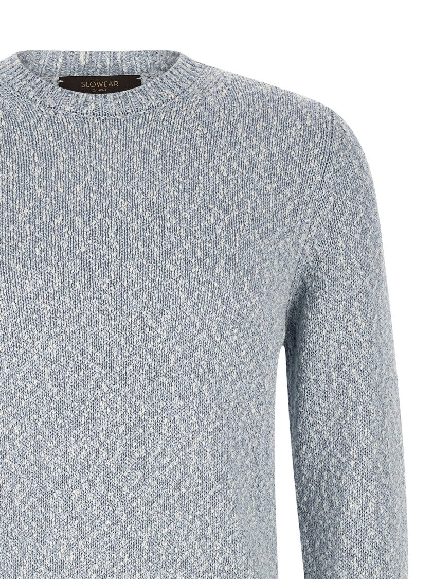 Zanone Two-Tone Yarn Sweater