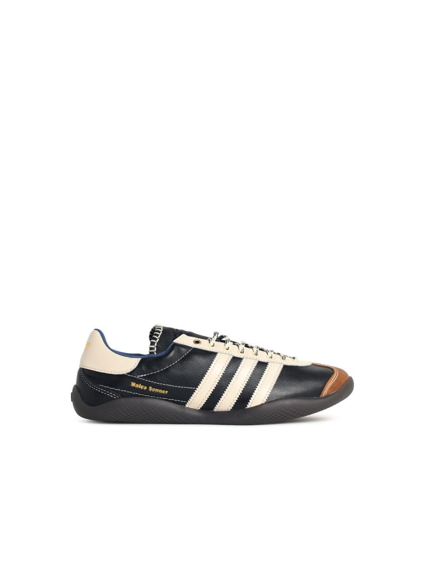 Adidas X Wales Bonner 'Karintha' Black Leather Sneakers
