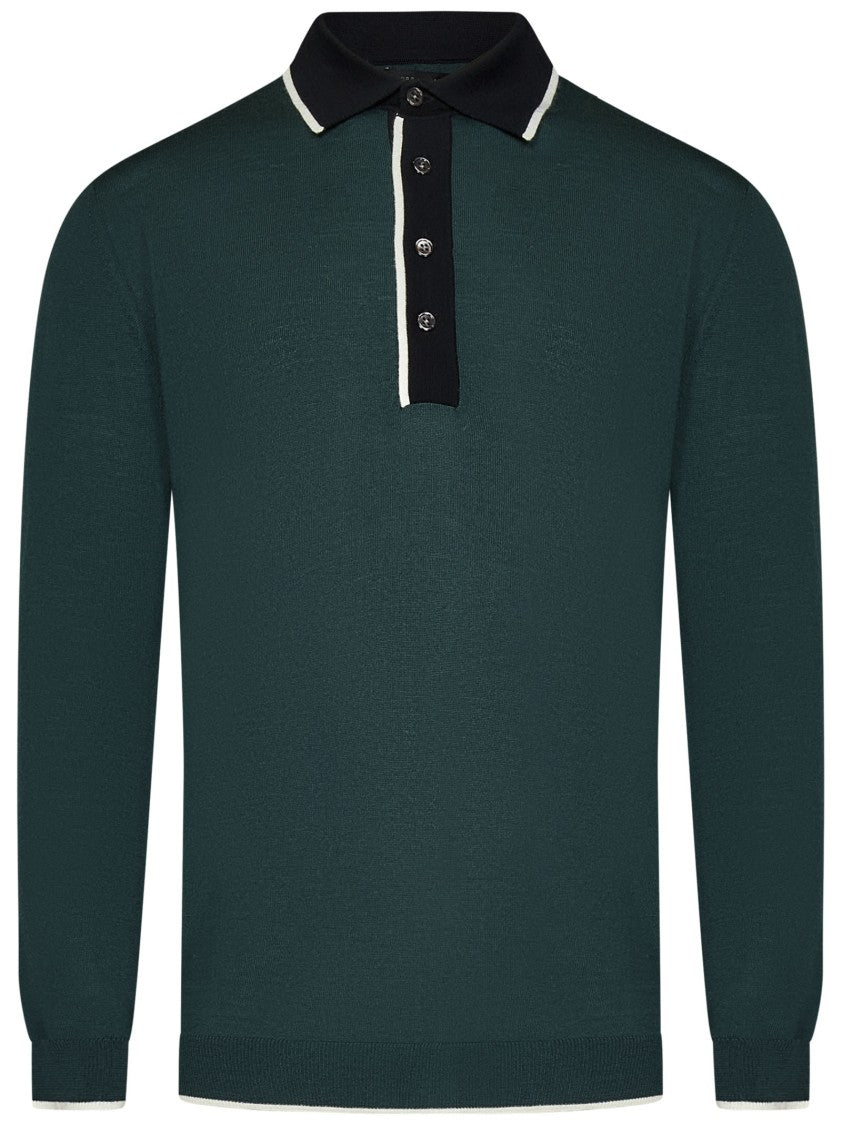 Low Brand Green Polo Shirt