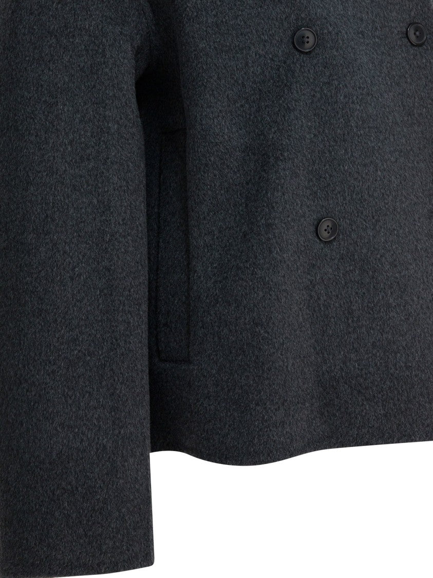 Loulou De Saison Cropped Double-Breasted Jacket