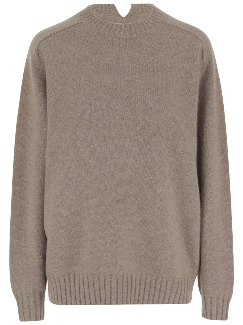 Carven Beige Cashmere Sweater