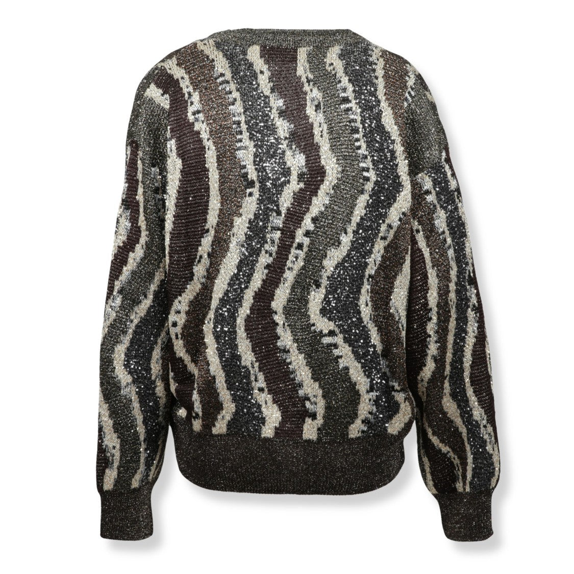 Missoni Boxy Cardigan With V-Neck And Sequin Detailing