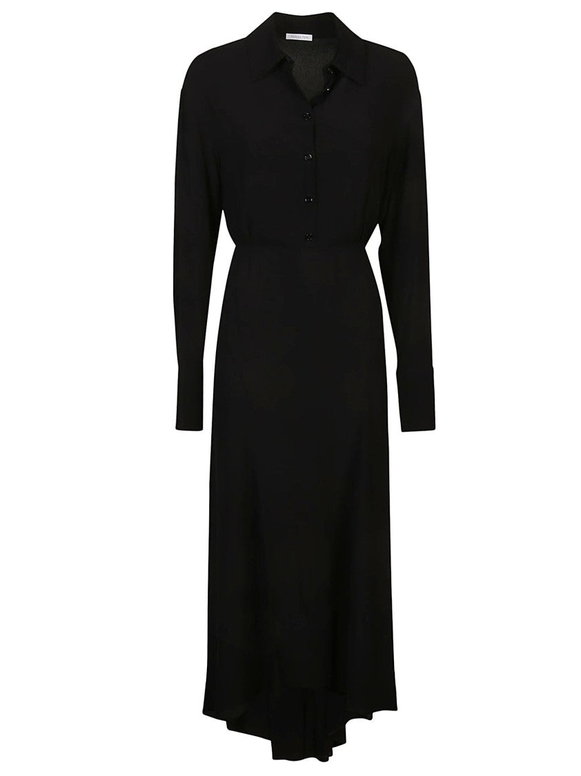 Patrizia Pepe Viscose Long-Sleeve Midi Dress