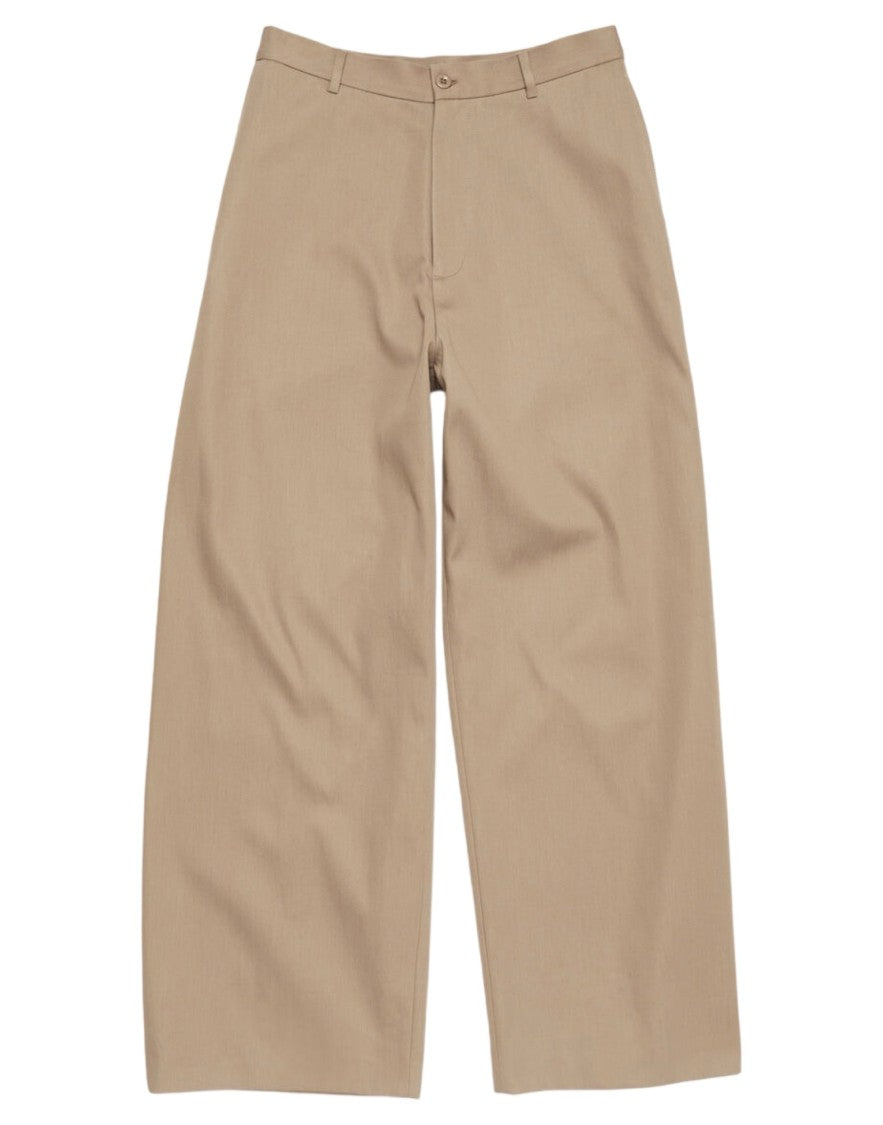 Acne Studios Loose-Fit Wide Leg Trousers With Button Closure
