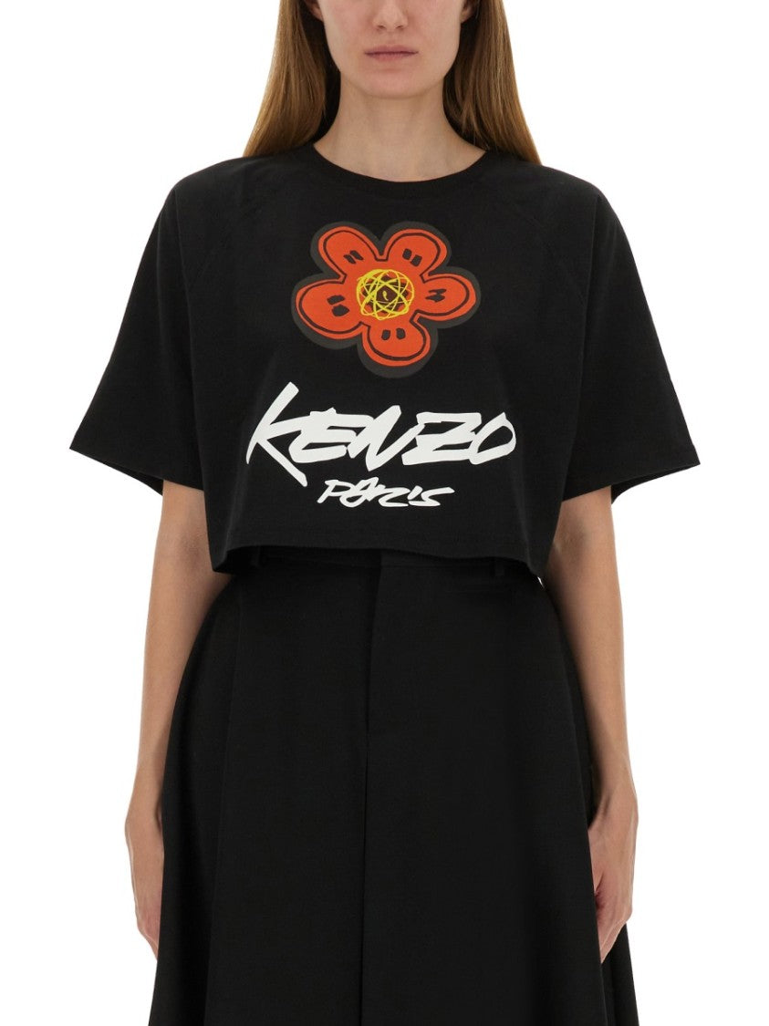 Kenzo "Futura" Cropped T-Shirt