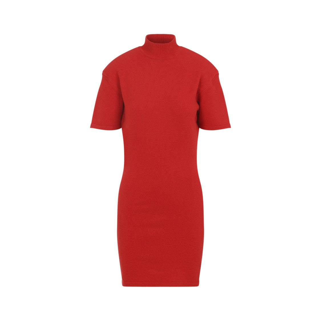 Jacquemus La Maille Castagna Red Merino Wool Mini Dress