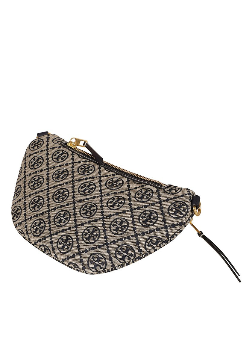 Tory Burch Rounded Shoulder Bag With Distinctive Pattern